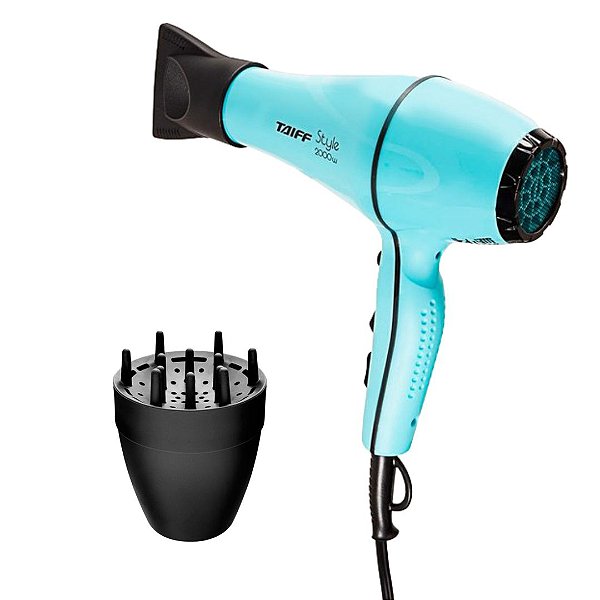 KIT TAIFF - SECADOR PROFISSIONAL STYLE 2000W TIFFANY 220V + DIFUSOR NOVO