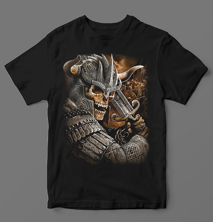 Camiseta - Viking - Skull