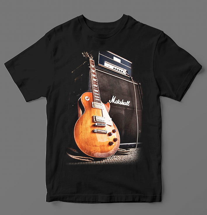 Camiseta - Guitar and Amp