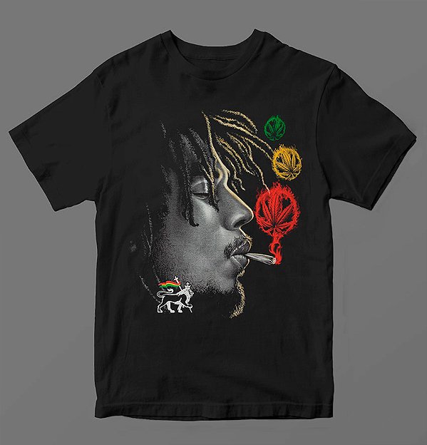 Camiseta - Bob Marley - Smoking