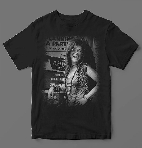 Camiseta - Janis Joplin - Poster