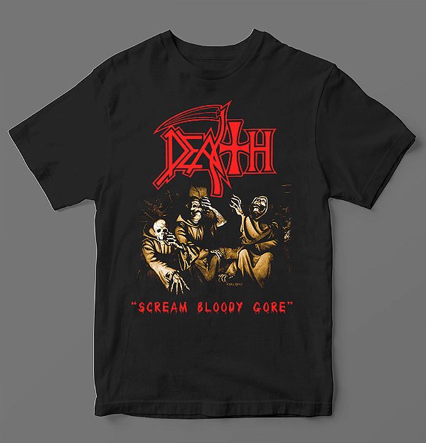 Camiseta - Death - Scream Bloody Gore