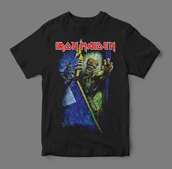 Camiseta Oficial - Iron Maiden - No Prayer for the Dying