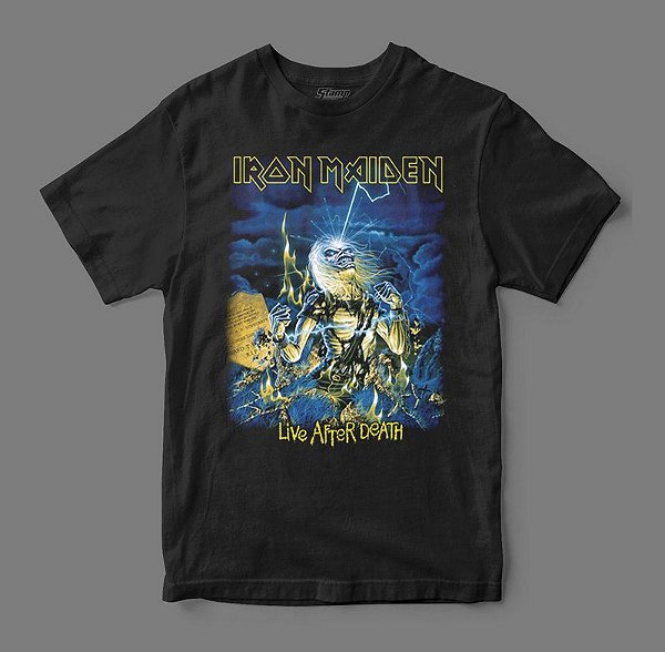 Camiseta Oficial - Iron Maiden - Live After Death