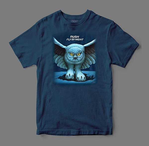 Camiseta Oficial - Rush - Fly By Night