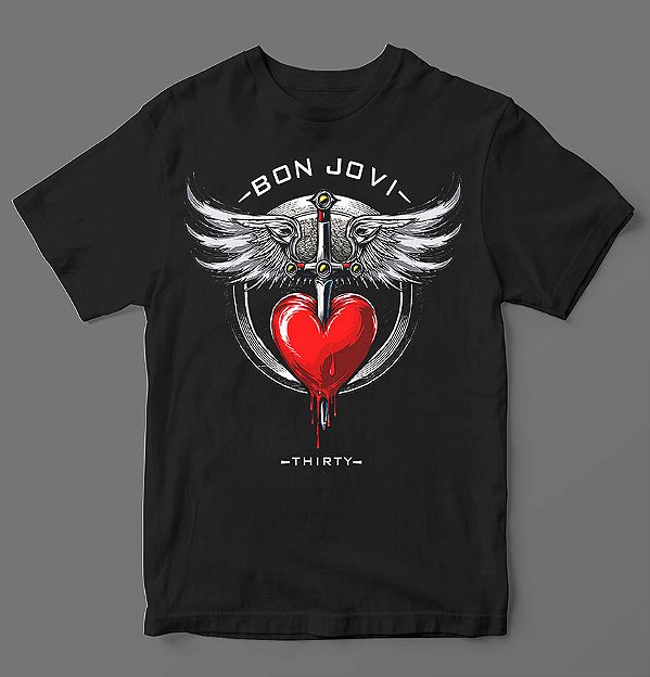 Camiseta - Bon Jovi - Thirty