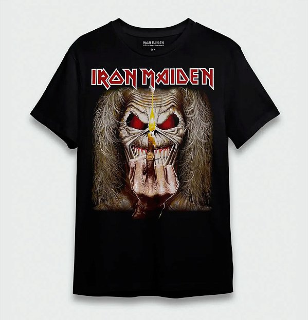 Camiseta Oficial - Iron Maiden - Finger