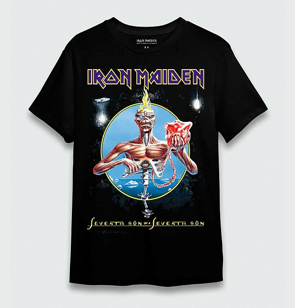Camiseta Oficial - Iron Maiden - Seventh Son of a Seventh Son