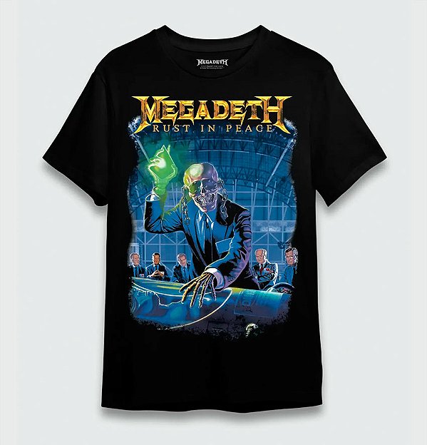 Camiseta Oficial - Megadeth - Rust in Peace