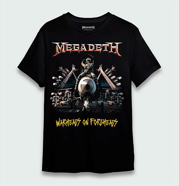 Camiseta Oficial - Megadeth - Warheads