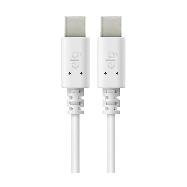 Cabo ELG USB Tipo C,  1M Para Recarga e Sincronização 1 ano de garantia