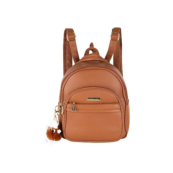 MOCHILA FEMININA JANE JANE COURO POLIURETANO