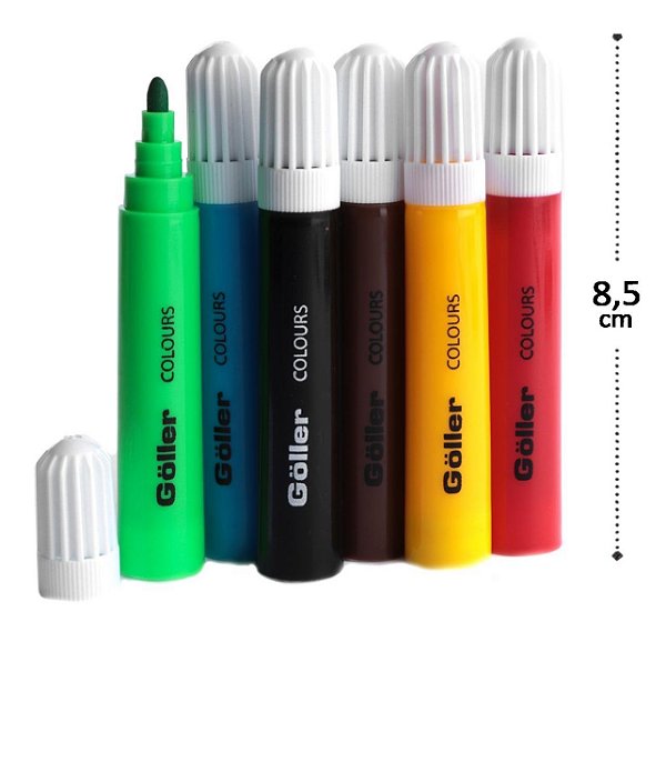 Caneta Hidrográfica 06 Cores Mini Big