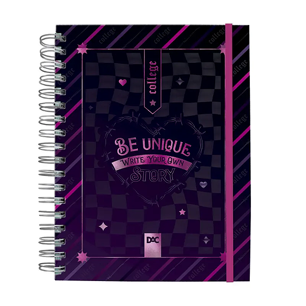 Caderno Smart Universitário com folhas e divisórias reposicionáveis College Dac