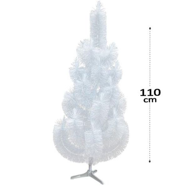 árvore Branca 110cm 25 Galhos Natal