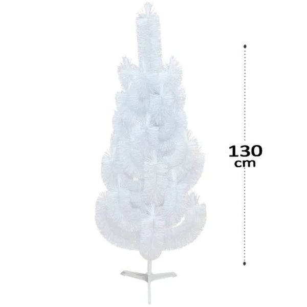 árvore de natal Branca 130cm 29 Galhos Natal