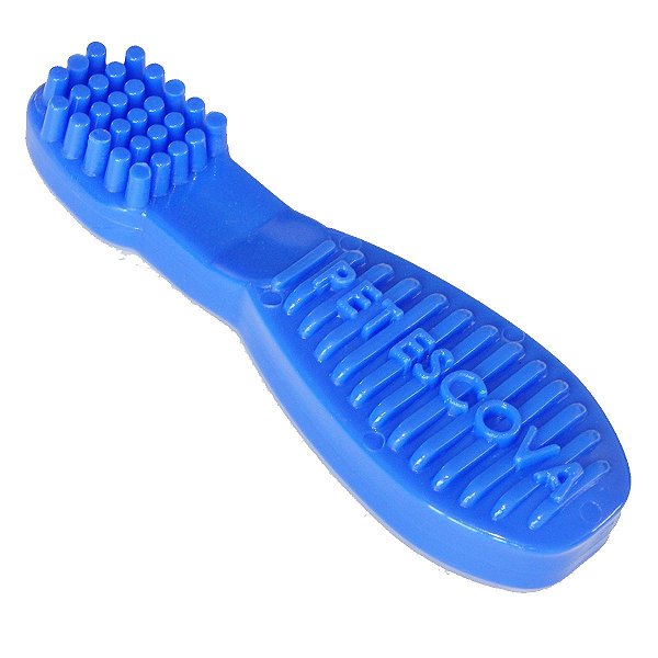 Brinquedos Pet Escova de Dente Limpa Tártaro Azul