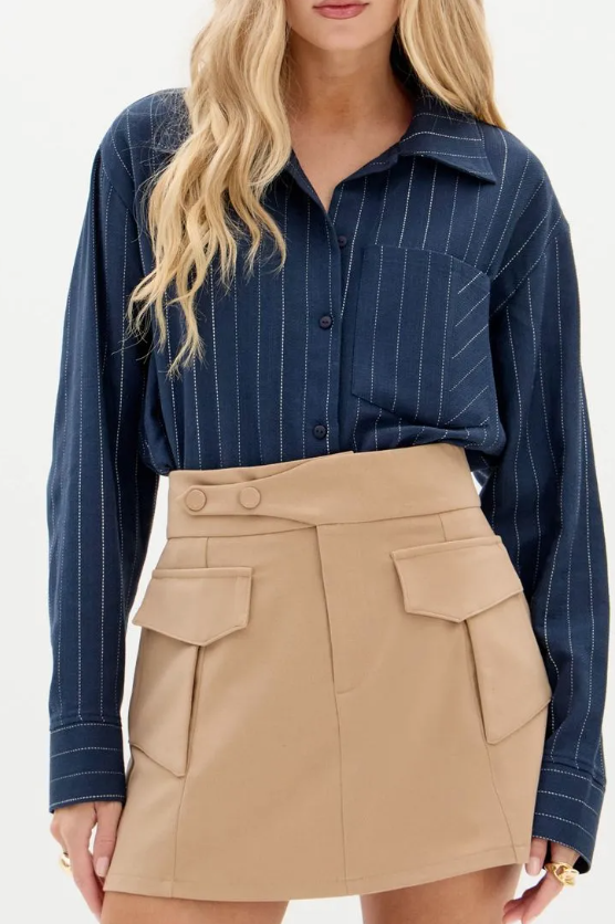 Saia Curta com Bolso