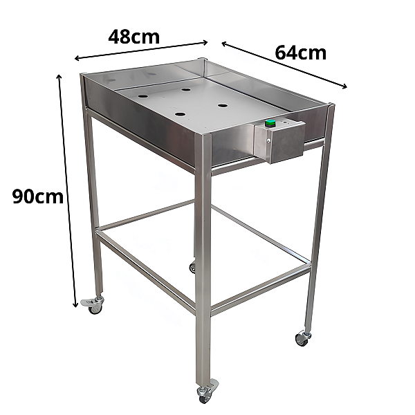 MARMITEIRO ELÉTRICO PARA 10 MARMITAS COM SISTEMA BANHO MARIA