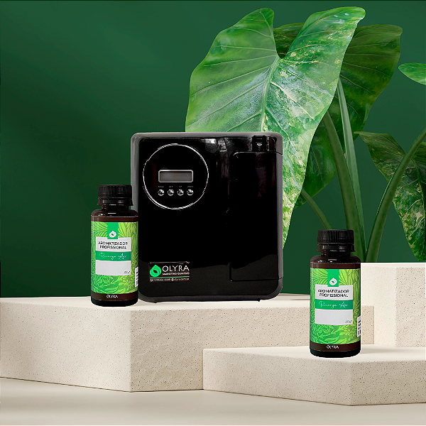 Kit Aromatizador Soft 3 Preto 100m² + 2 Refil Air Profissional 100ml