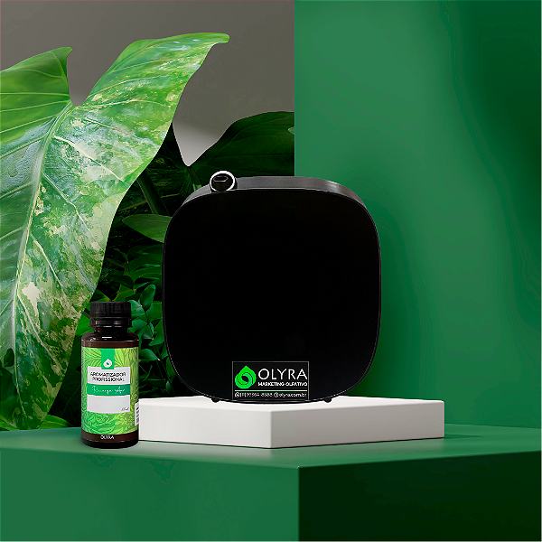 Kit Aromatizador Comfort Preto 45m² + 1 Refil Air Profissional 100ML