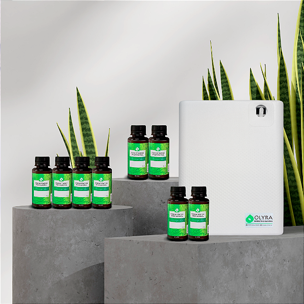 Kit Aromatizador Intense 300m² + 8 Refis Air Profissional 100 ML