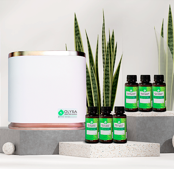 Kit Aromatizador Air Trio 300m² + 6 Refis 100ml