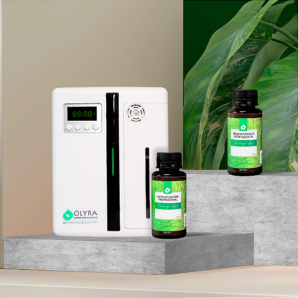 Kit Aromatizador Soft 2 Branco 70m² + 2 Refil Air Profissional 100ml