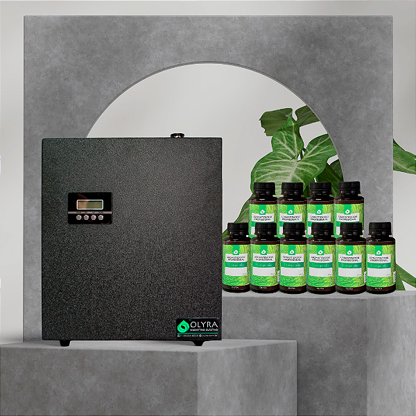 Kit Aromatizador Ultra 400M2 + 10 Refis Air Profissional 100ml