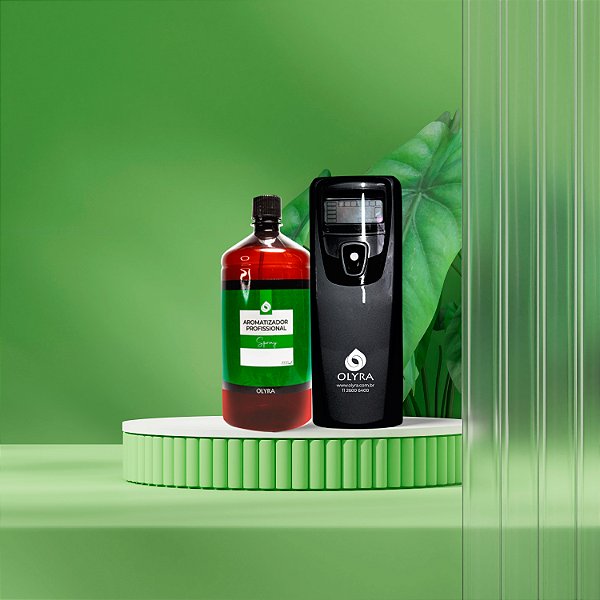 Kit Aromatizador Líquida 2.0 Preto 15m² + 1 Refil Líquida 1L