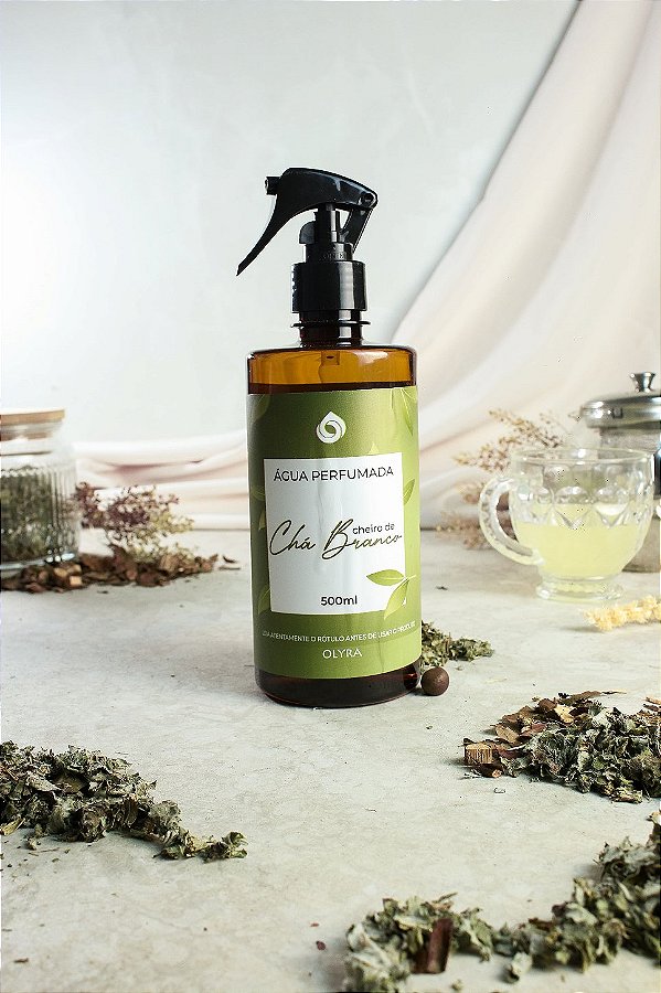 Água perfumada Chá Branco Olyra 500 ml
