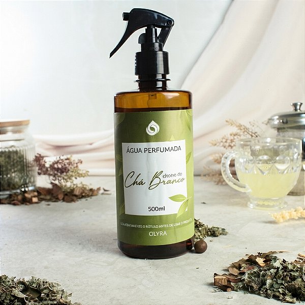 Água perfumada Chá Branco Olyra 500 ml