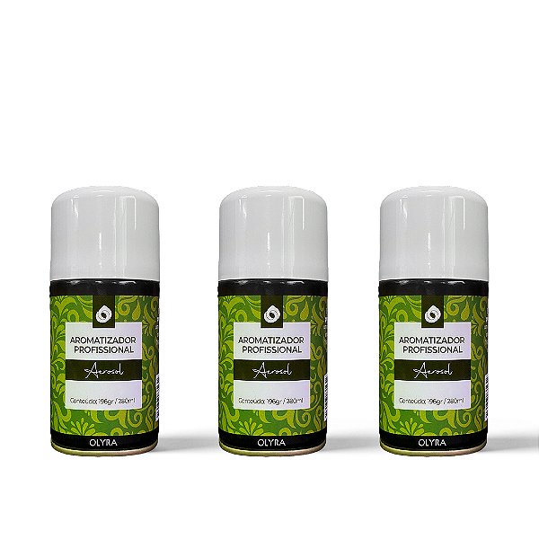 Kit 3 Refis Aerossóis Profissionais 257ml/180g