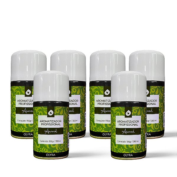 Kit 6 Refis Aerossóis Profissionais 257ml/180g