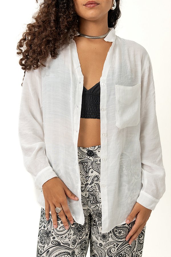 Camisa Praiana Branco