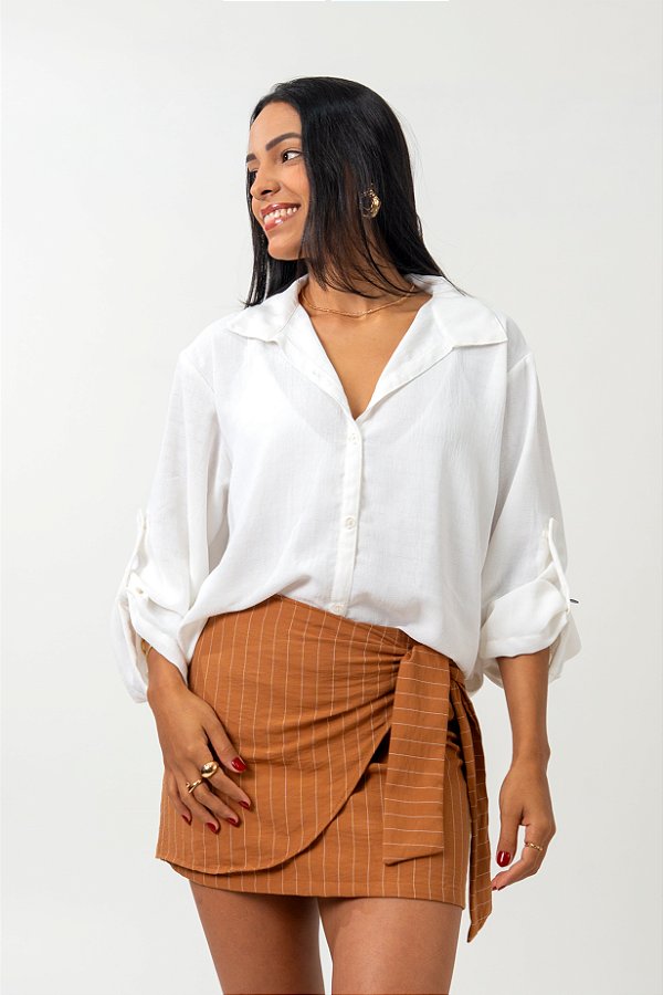 Camisa Oversized Off White