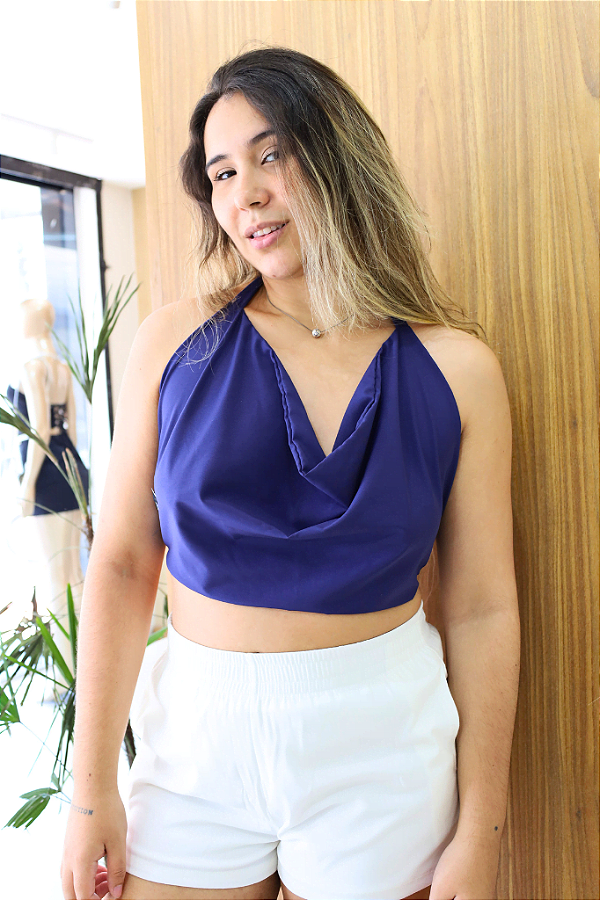 Blusa Brisa Marinho