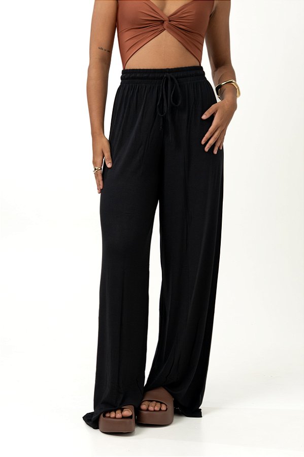 Pantalona Sem Fenda Preto