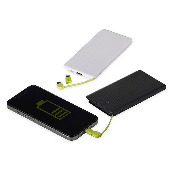 Power bank 5.000mAh com indicador LED