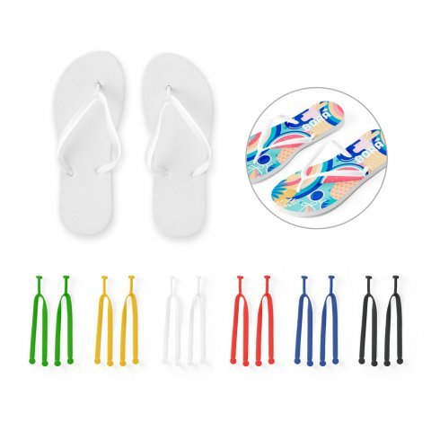 Chinelo em EVA com tira em PVC