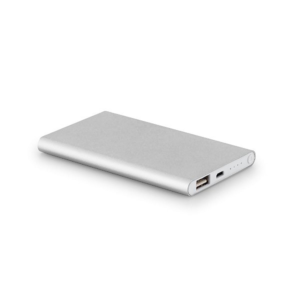 COULOMB 4.0. Bateria portátil slim em alumínio 100% reciclado (4.000 mAh)