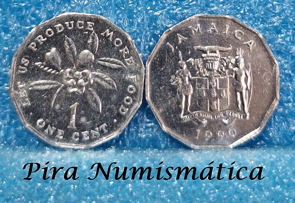 JAMAICA - 1 CENTAVO FAO - 1990