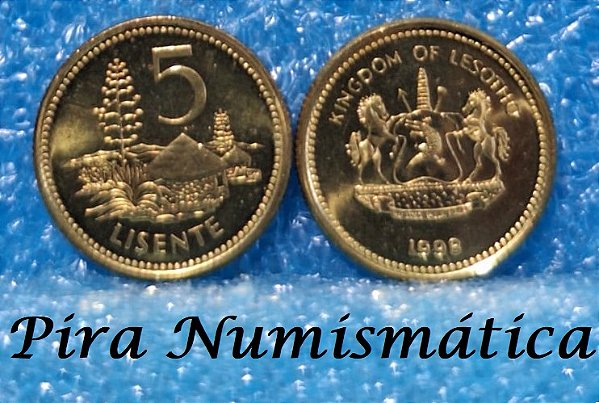 LESOTO - 5 LISENTE (CENTAVO) - 1998