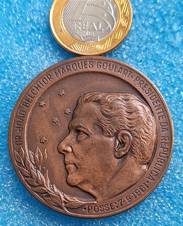 Medalha da posse do Dr. João Belchior Marques Goulart - Presidente da República - 7-9-1961