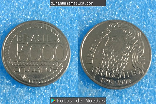 5000 CRUZEIROS - TIRADENTES