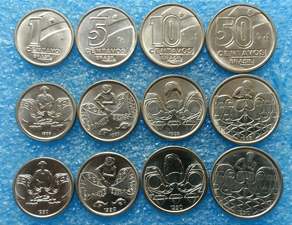 CRUZADO NOVO - SÉRIES COMPLETAS OU MOEDAS AVULSAS