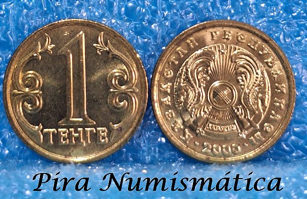 CAZAQUISTÃO - 1 TENGE - 2000