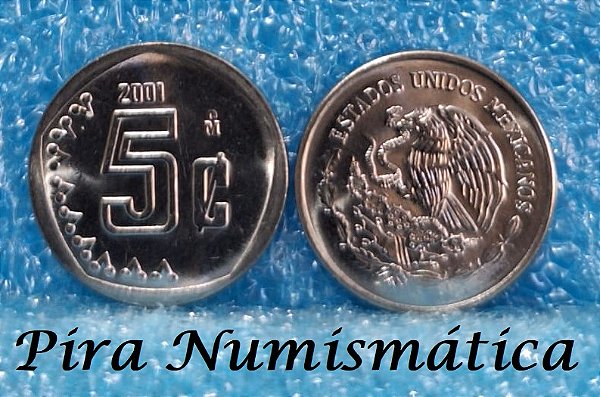 MÉXICO - 5 CENTAVOS - 2001