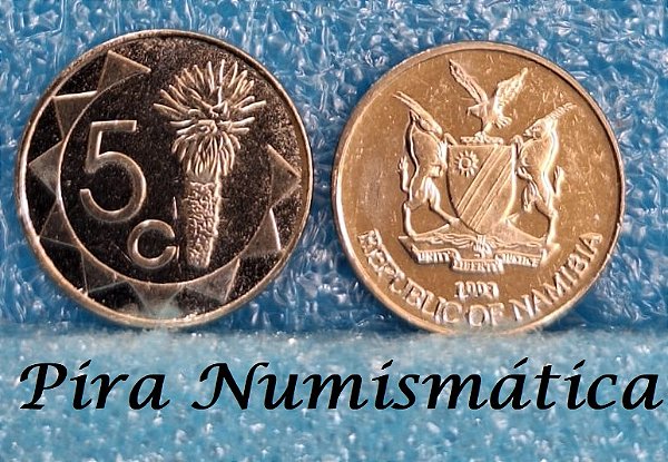 NAMÍBIA - 5 CENTS - 1993