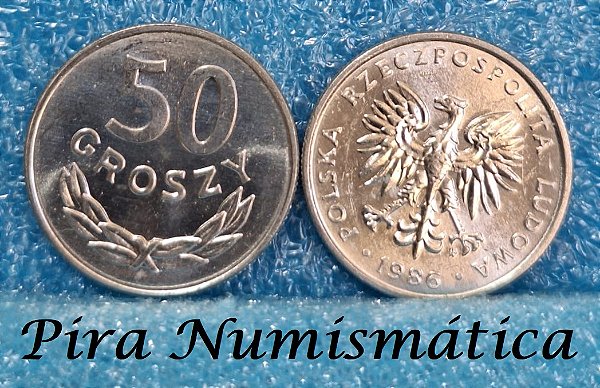 POLONIA - 50 GROSZY - 1986
